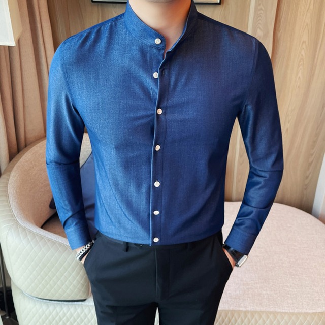 スリムフィット ビジネス シャツ 5色 11279