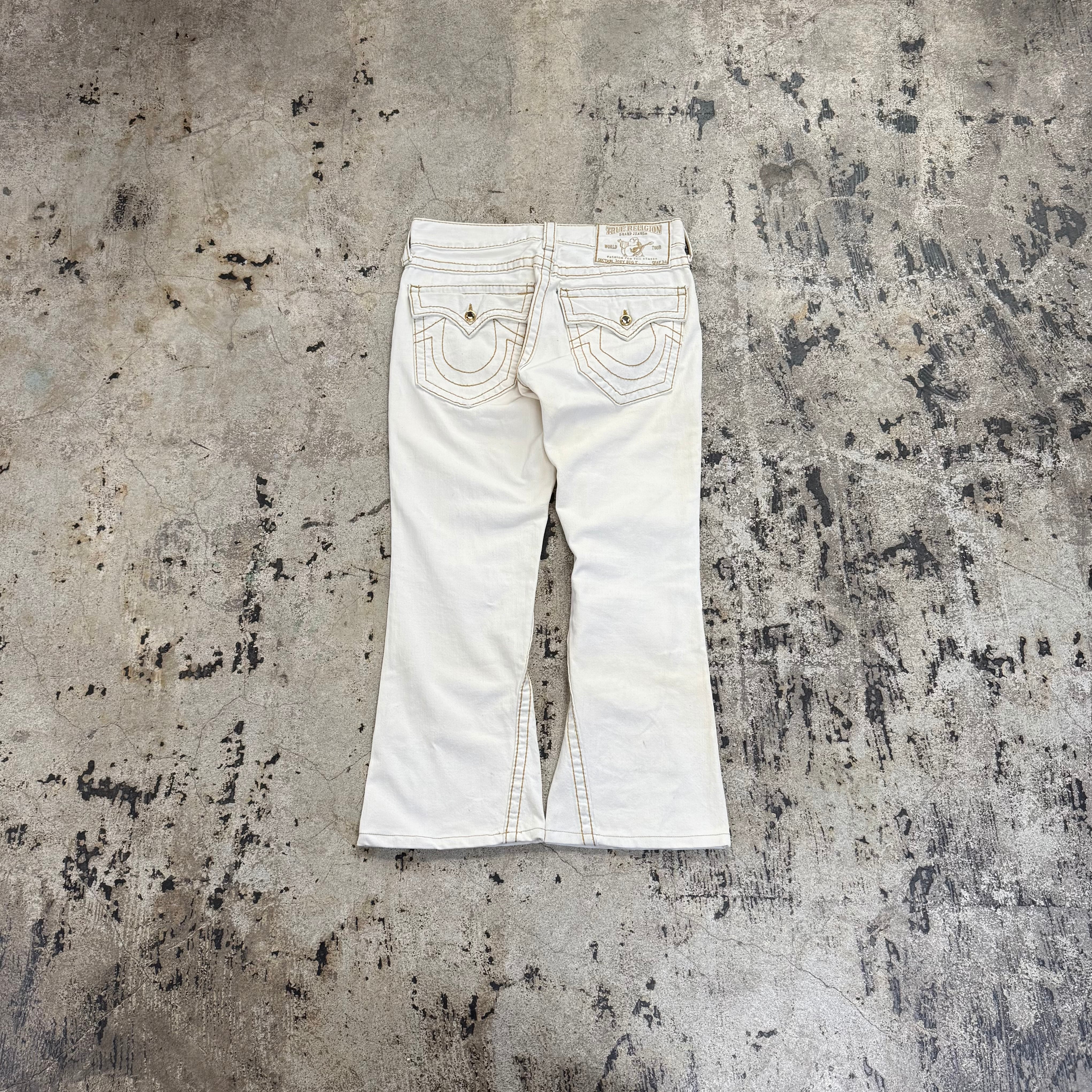 00s TRUE RELIGION JOEY BIG T STONE FLARE DENIM | GALAXIES