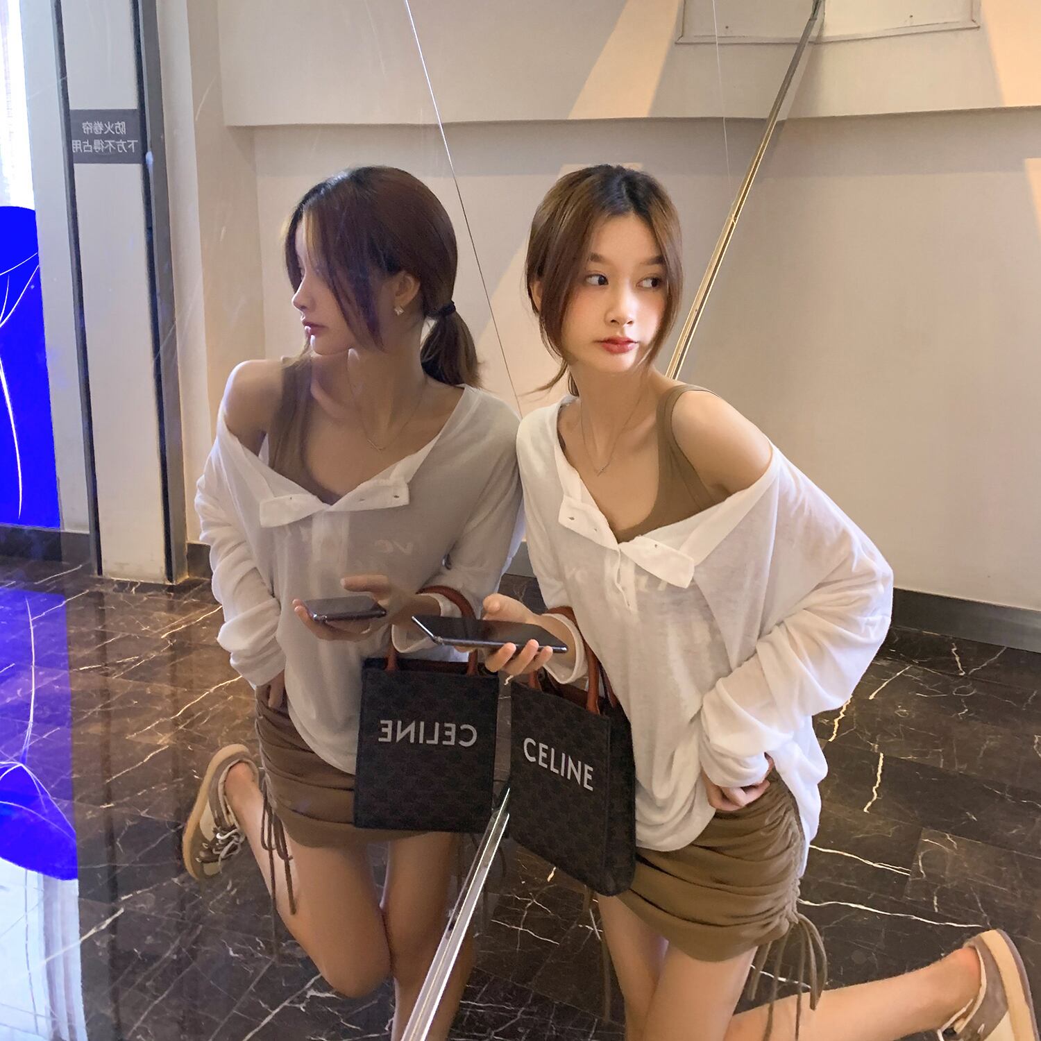 ドレス カジュアルサマースタイル薄手セーター スカート 夏物 6Du_Shop_Women61317559880