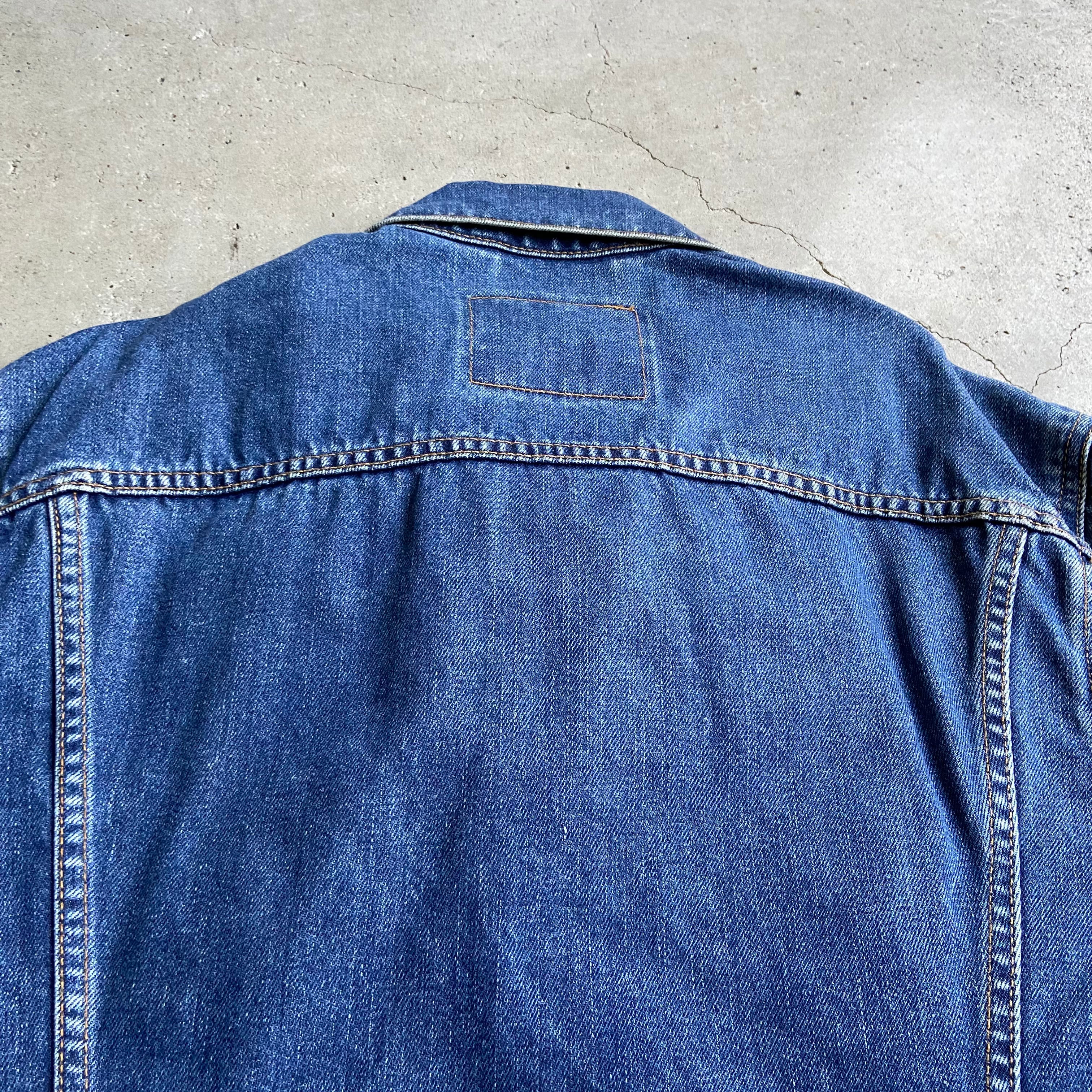 00sユーロリーバイスデニムジャケット70500トルコ製XLビンテージ古着4th 00年代 Levi's ユーロリーバイス 70500 04 ブリーチ加工 デニム