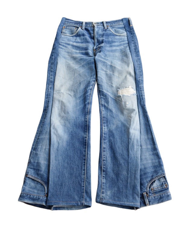 UPSIDE DOWN FLARE DENIM PANTS CREATED by BEGGARS BANQUET -LEVI'S-