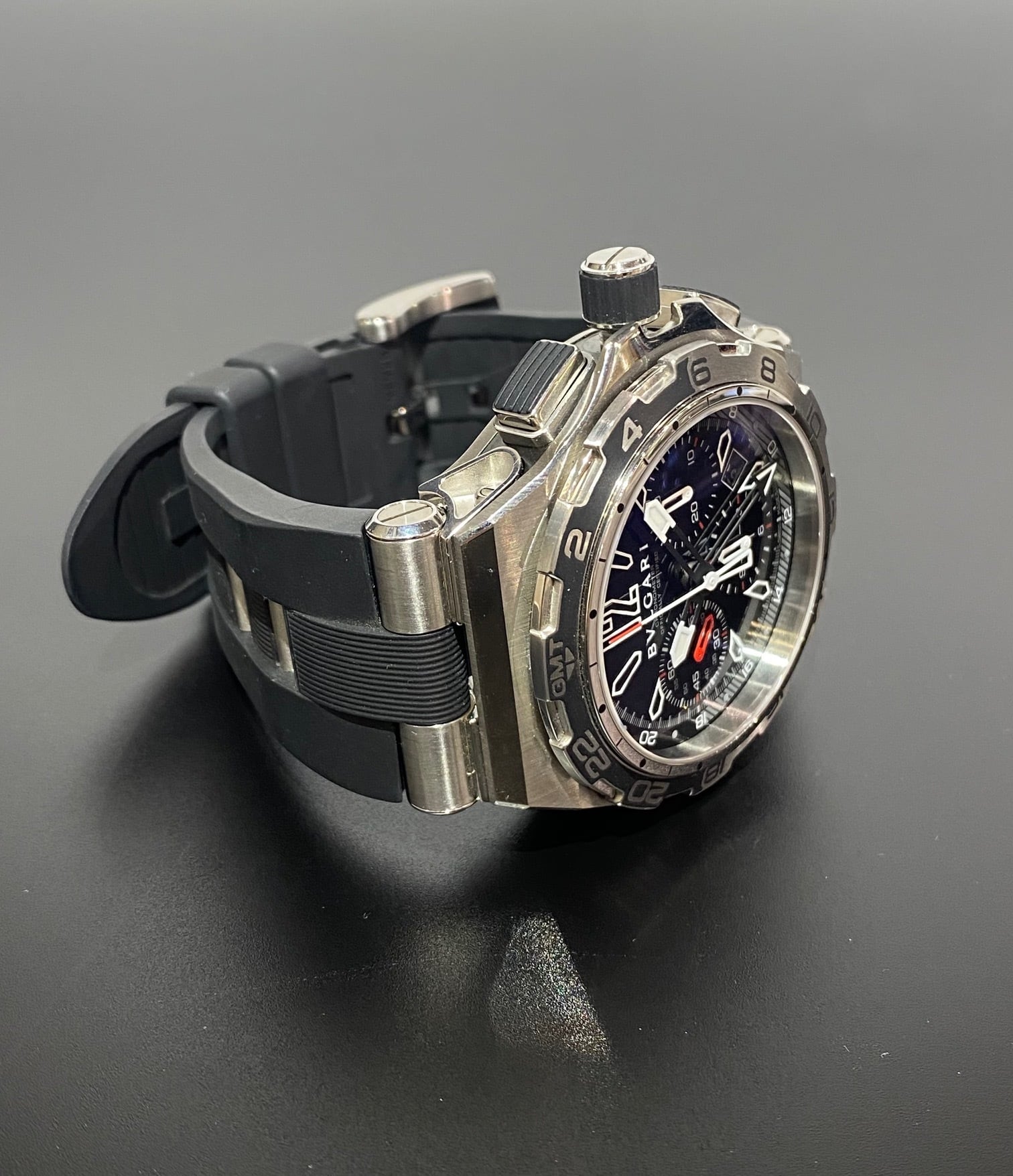 BVLGARI ブルガリ メンズ 腕時計 ディアゴノ DP45BSTVDCH/GMT | PAY ID