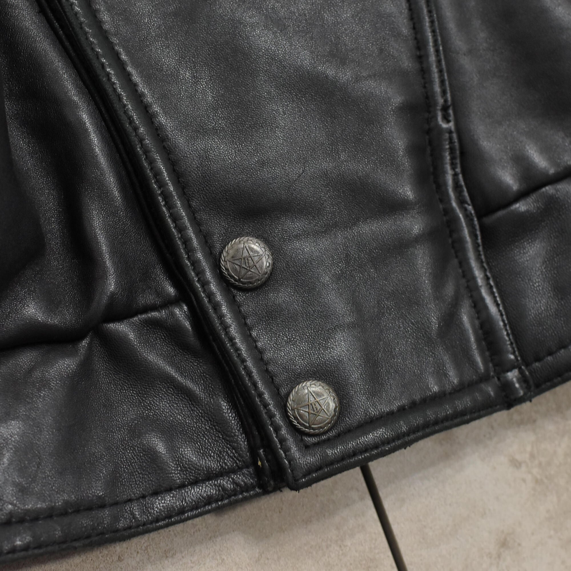 90s BEYOND leather blouson | 古着屋 grin days memory 【公式】古着