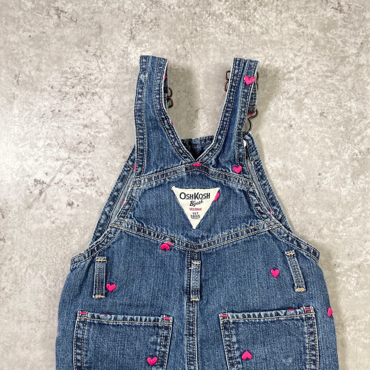 OSHKOSHオシュコシュ　デニムオーバーオール　サロペット　大きいサイズ5L kids】 OSHKOSH オシュコシュ デニム オーバーオール サロペット