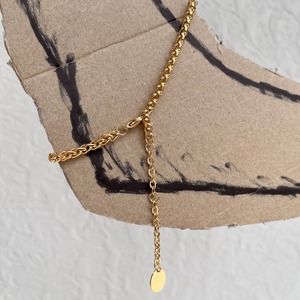 GOLD ROPE-CHAIN ANKLET [SURGICAL STAINLESS]