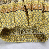 フォークダンス 衣装 スカート イエロー系 花柄 チロリアン チロルスカート カントリー 黄 黒 橙 総柄 華やか かわいい ふんわり ダンス衣装 練習 レッスン イベント ブラック系 オレンジ系 グレイ系