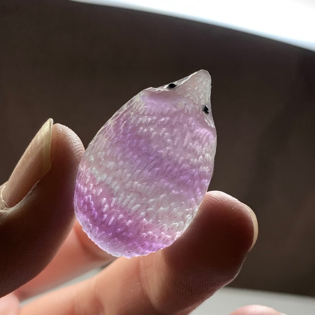 29.可愛い色合い☆フローライト ハリネズミ