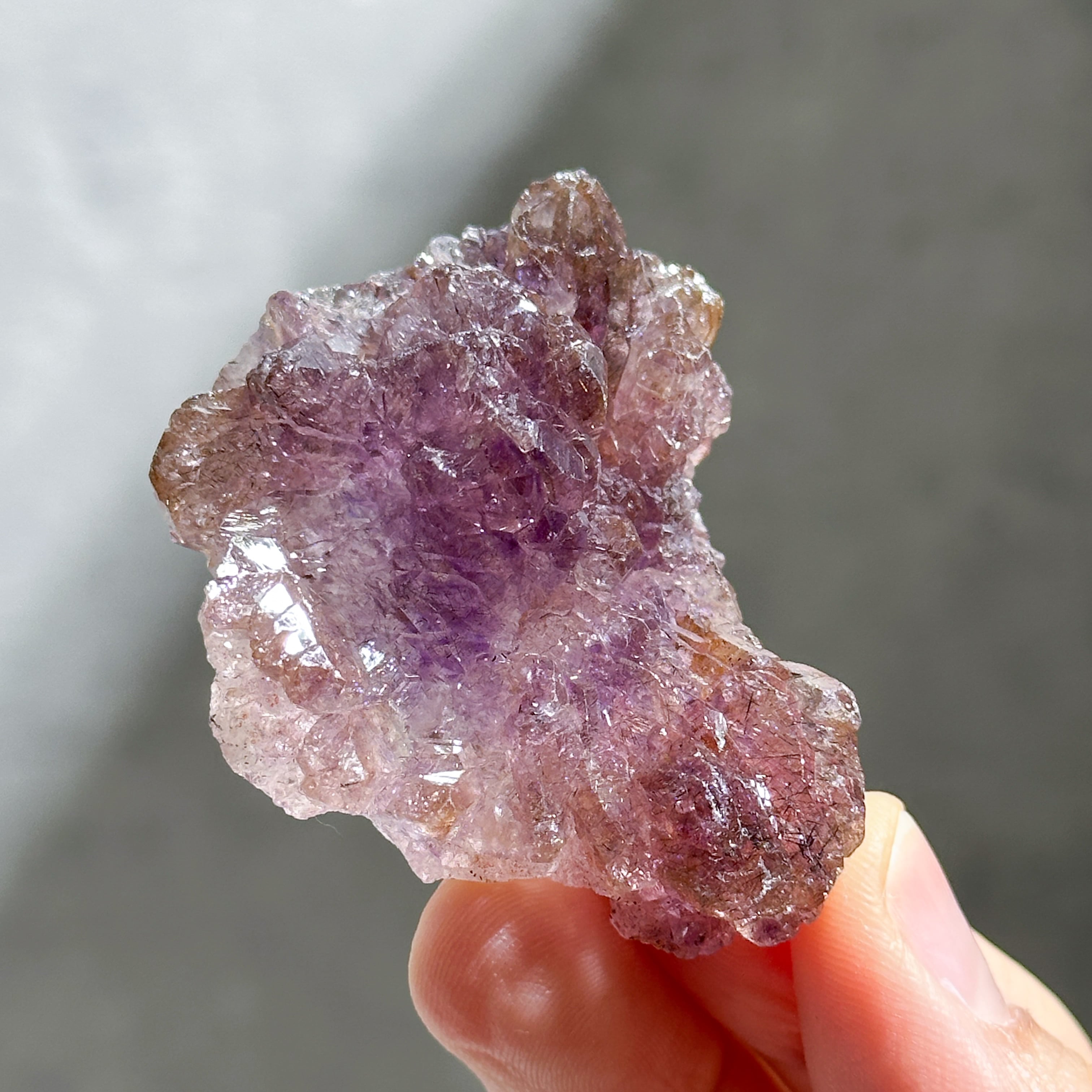 インド・カルール産アメジスト クラスター22◇ Amethyst ◇天然石