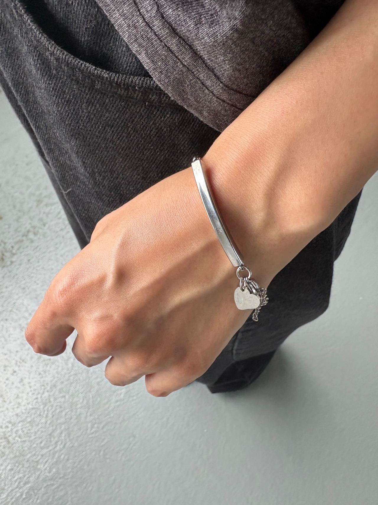 カーブラインボックスブレスレット