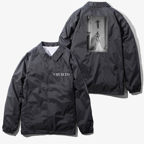 Water Repellent Nylon Coach Jacjket "Reverse Pray" 