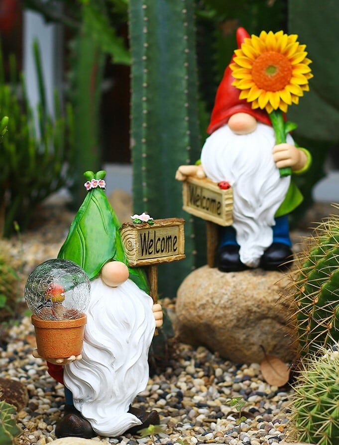 ガーデンライト 妖精 ノーム ドワーフ ソーラーライト ガーデン