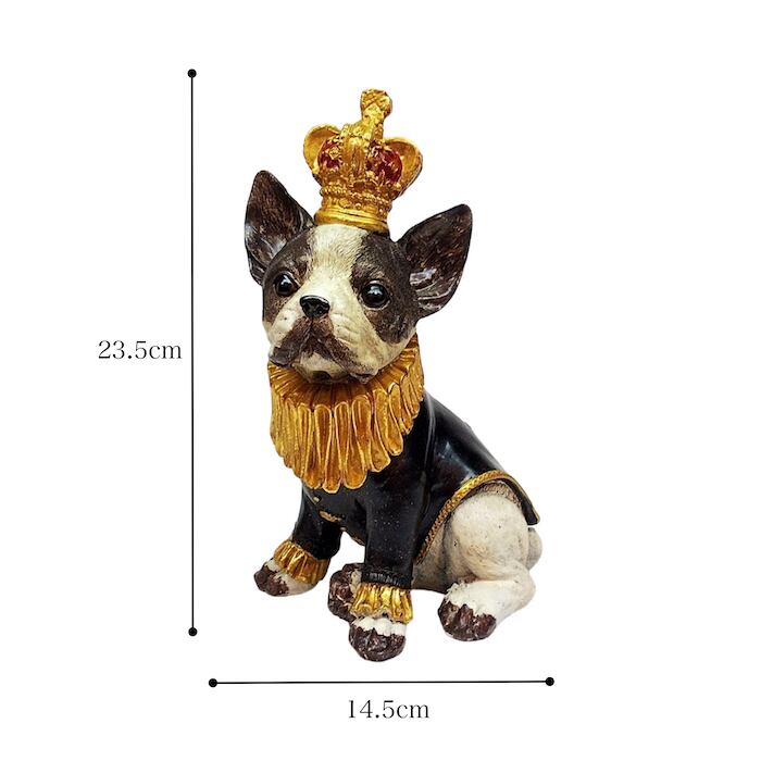 アンティーク　クラシック　レトロ　海外　置物　オブジェ　犬 ビンテージ真鍮製犬置物 犬オブジェ 玄関オブジェ LCM 7378