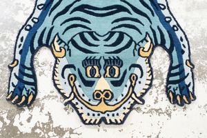Tibetan Tiger Rug 《Sサイズ•ウール334》チベタンタイガーラグ