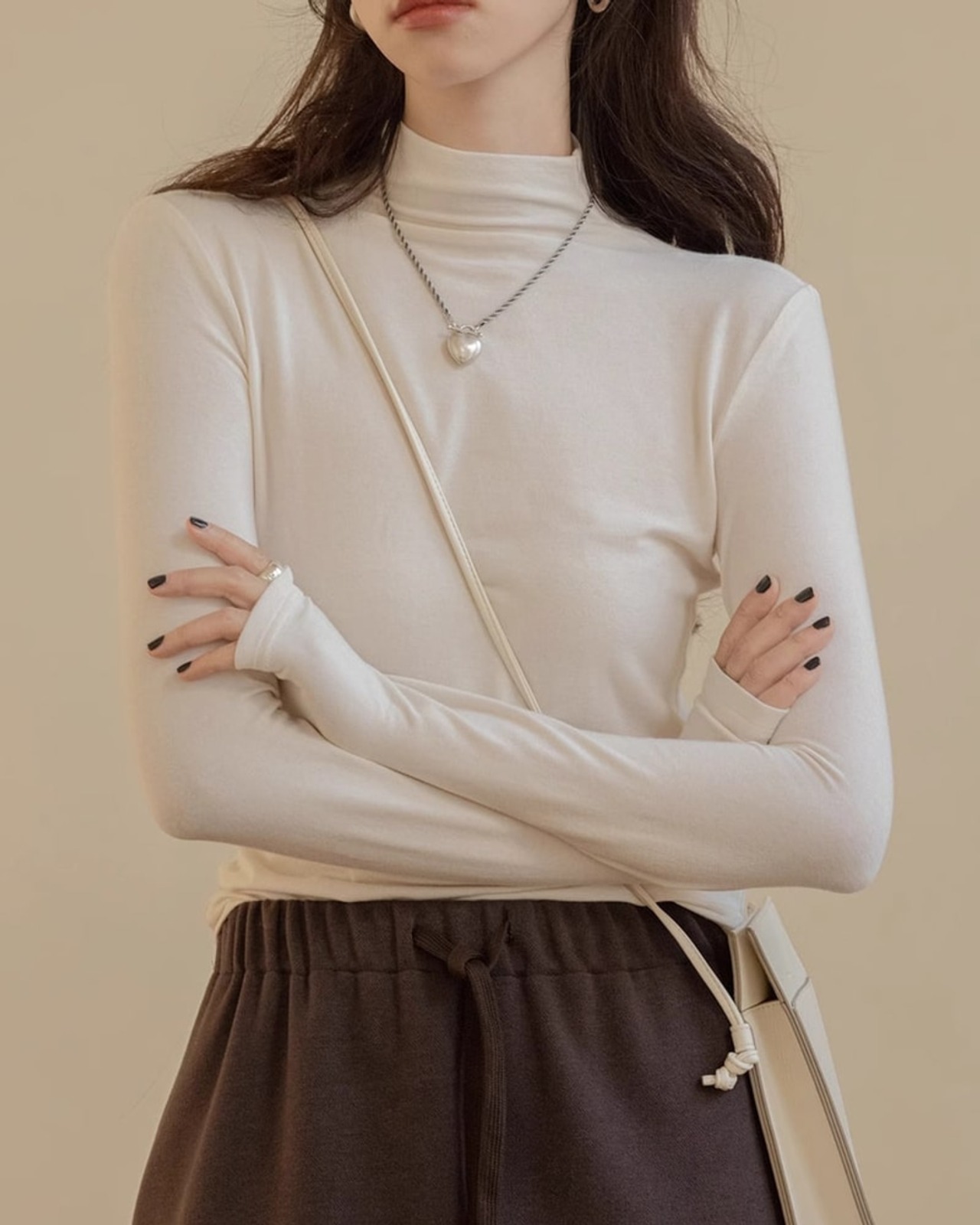 High neck slim fit Top T20167