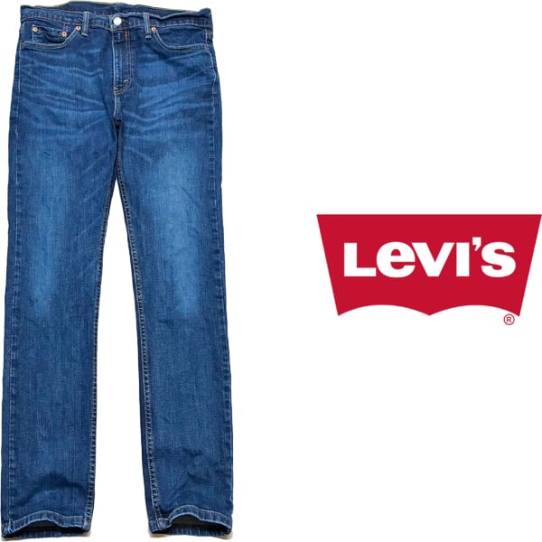 1点物◇Levisリーバイス510スキニージーンズ紺デニムパンツ古着33