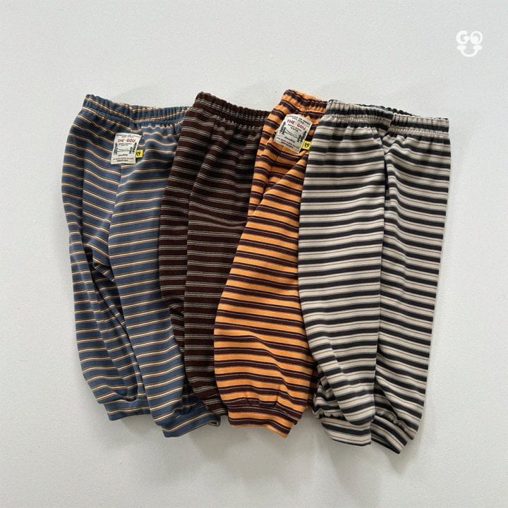 【予約】GO U マルチボーダーパンツ90~160