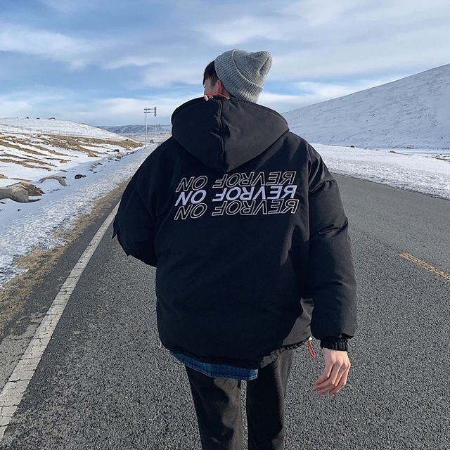 【予約販売】ブルゾン メンズ アウター バックデザイン 無地 オーバーサイズ ピンク グリーン ブラック ショート丈 コート ジャケット 防寒 お洒落 こなれ感 ベーシック 秋冬 大きいサイズ M/L/XL/2XL