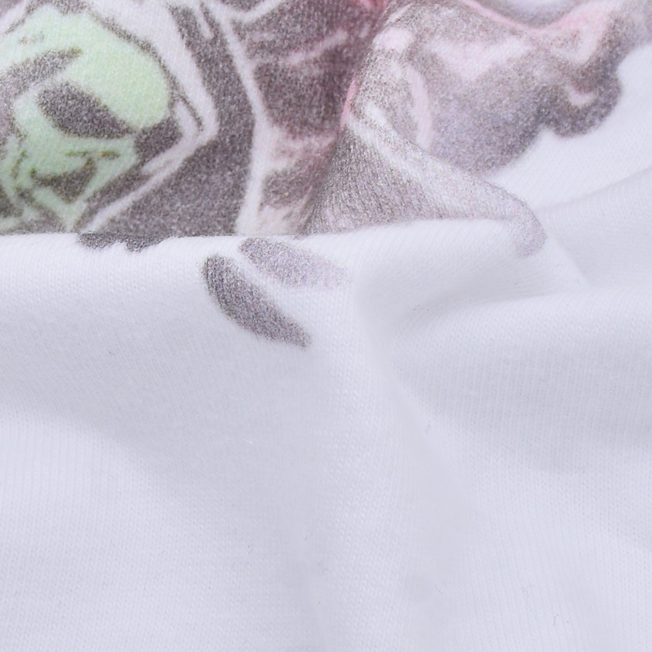 【WE11DONE】WHITE SKULL PRINT LONG-SLEEVED T-SHIRT - 9