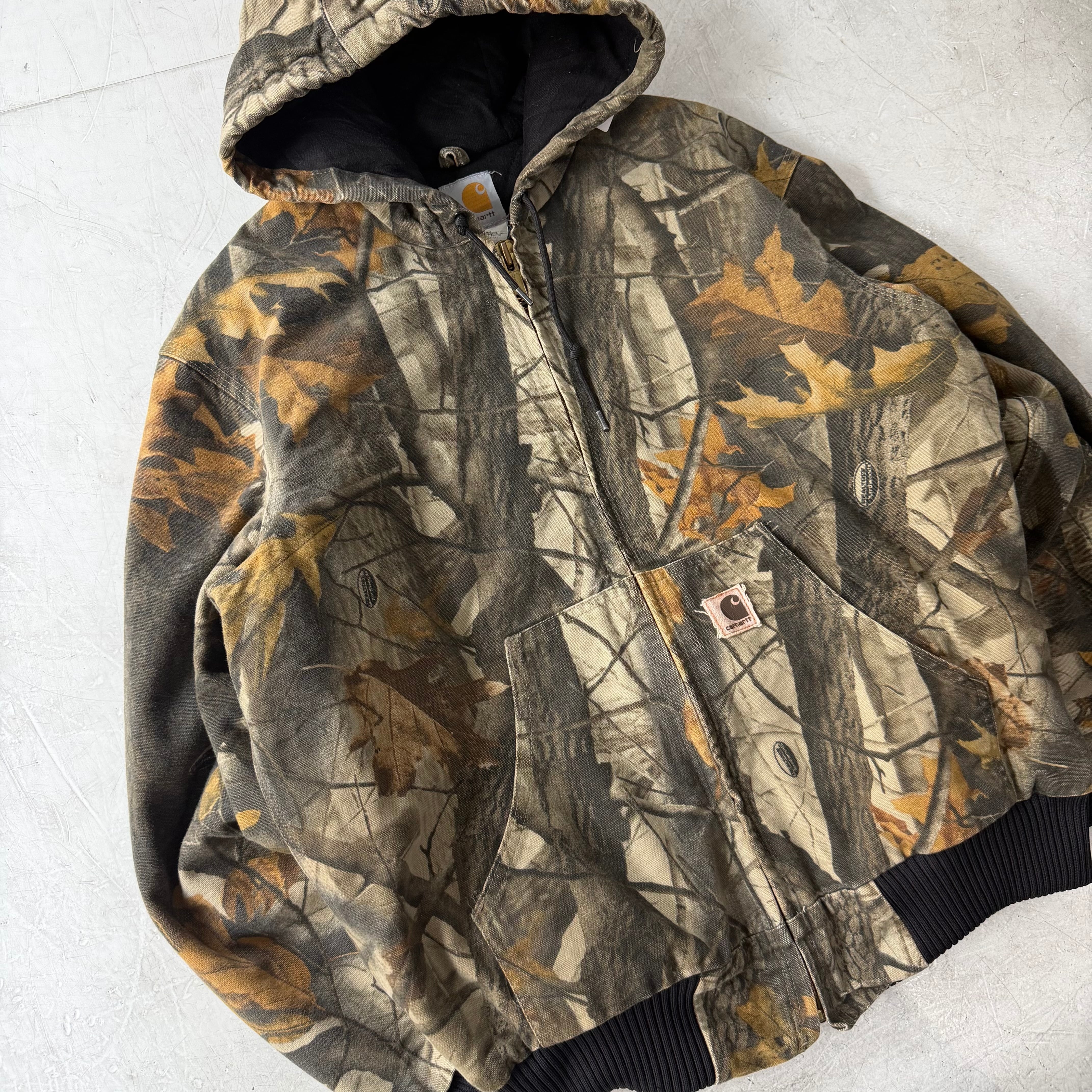 Carhartt アクティブジャケット リアルツリー carhartt リアルツリー柄active parker