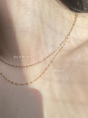 Fine petal necklace