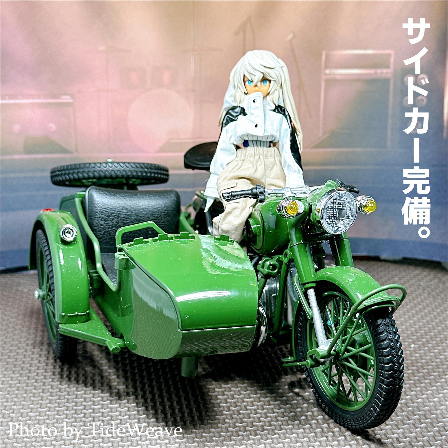1/10スケール ミリタリーバイク フィギュア 模型 | TideWeave Hobby Shop