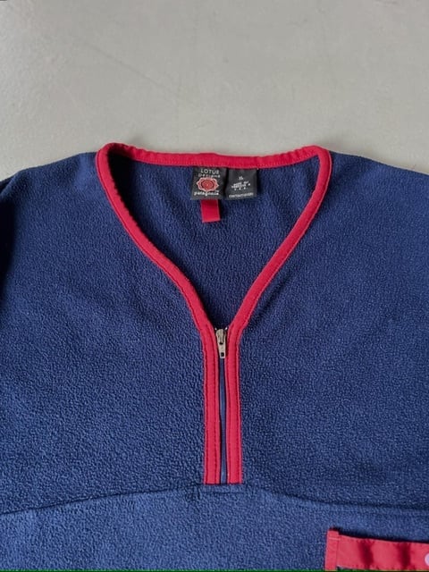 ネイビー×レッドXL：00s patagonia LOTUS DESIGNS パタゴニア ロータス