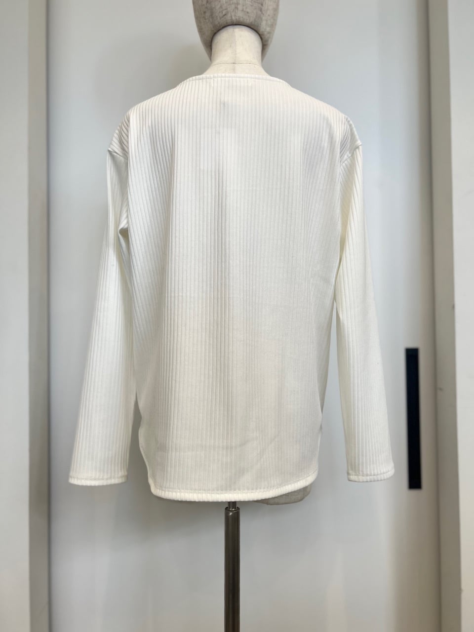 【LEMELANGE】ボートネックストレッチリブtee 8551006