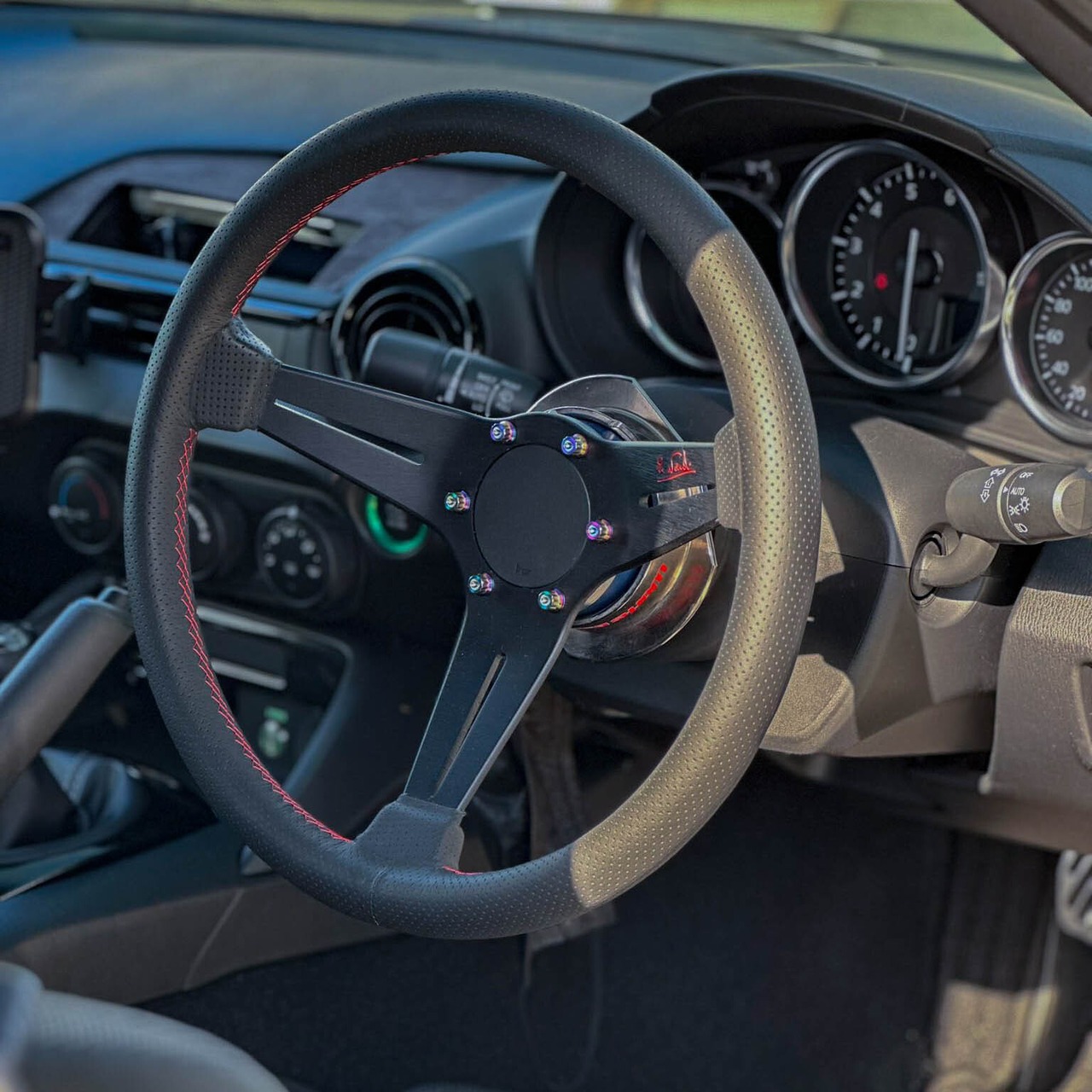 フラットホーンボタン Ver.6 ALL BLACK EDITION（NARDI用）