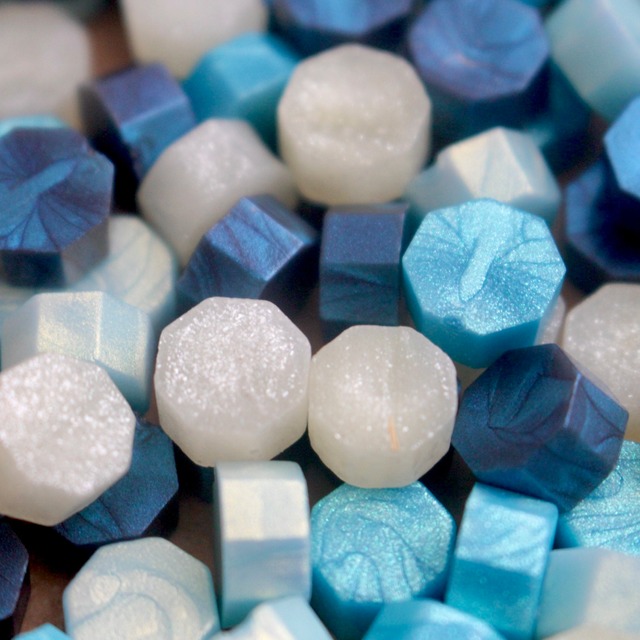 【New】シーリングワックス Aquamarine mix【35g】