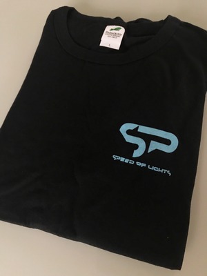 SOLワンポイントロゴTシャツ "SPブルー" M