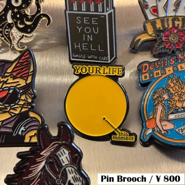 TOPANGA Jewelry Pin Brooch YOUR LIFE this moment TOPANGA Jewelry Pin Brooch YOUR LIFE this moment