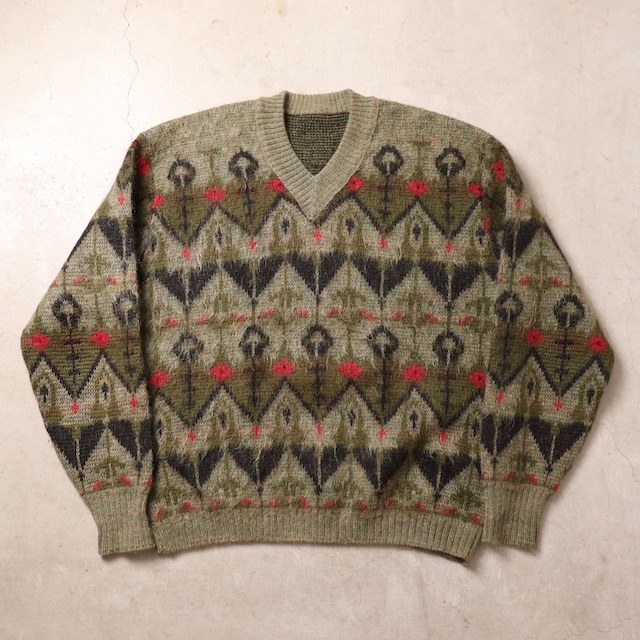 1960s  Mohair  Sweater  L位　R78