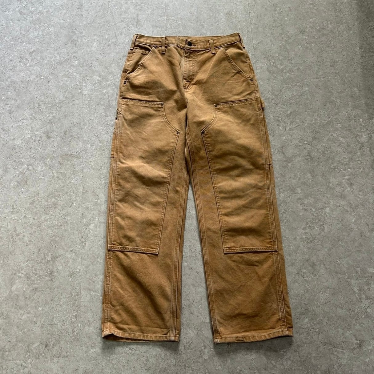 2021s Carhartt double knee duck pants "Brown"【仙台店】
