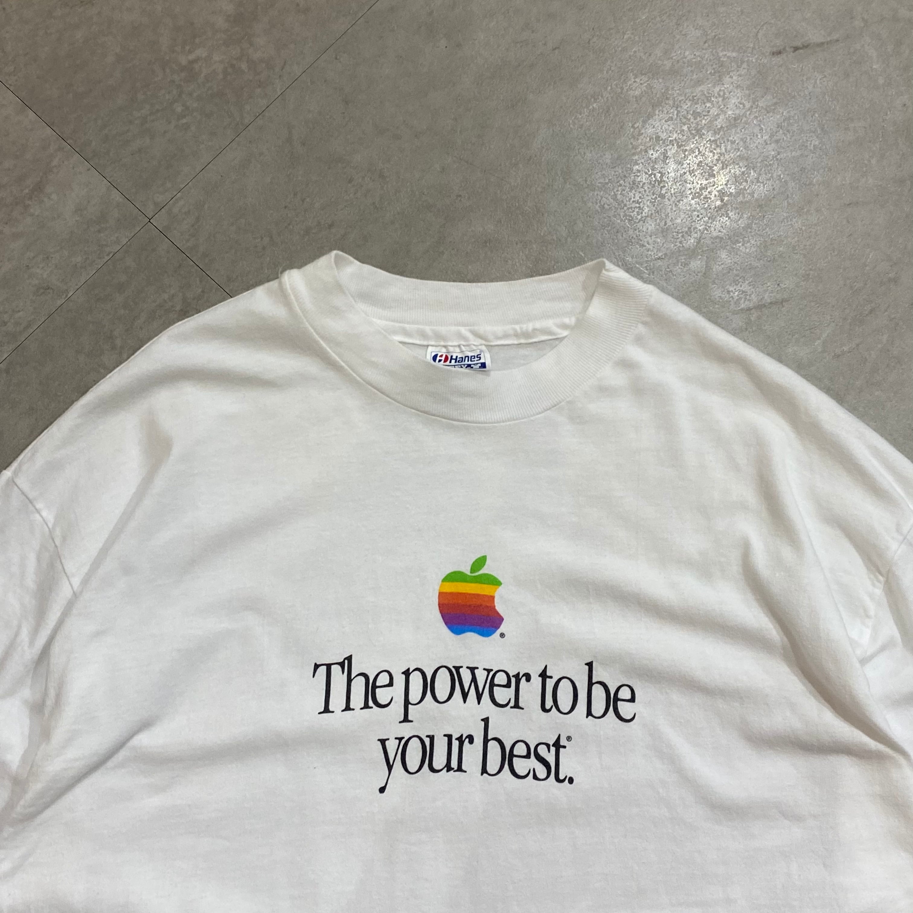 USA製 90年代 size : XL【 Apple 】アップル プリントTシャツ 企業T
