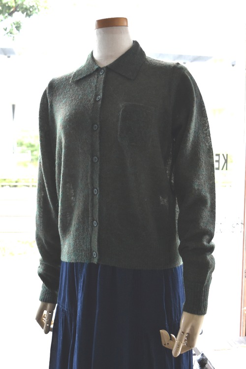 C.T.plage(シーティープラージュ) 26A/W Airy alpaca polo cardigan
