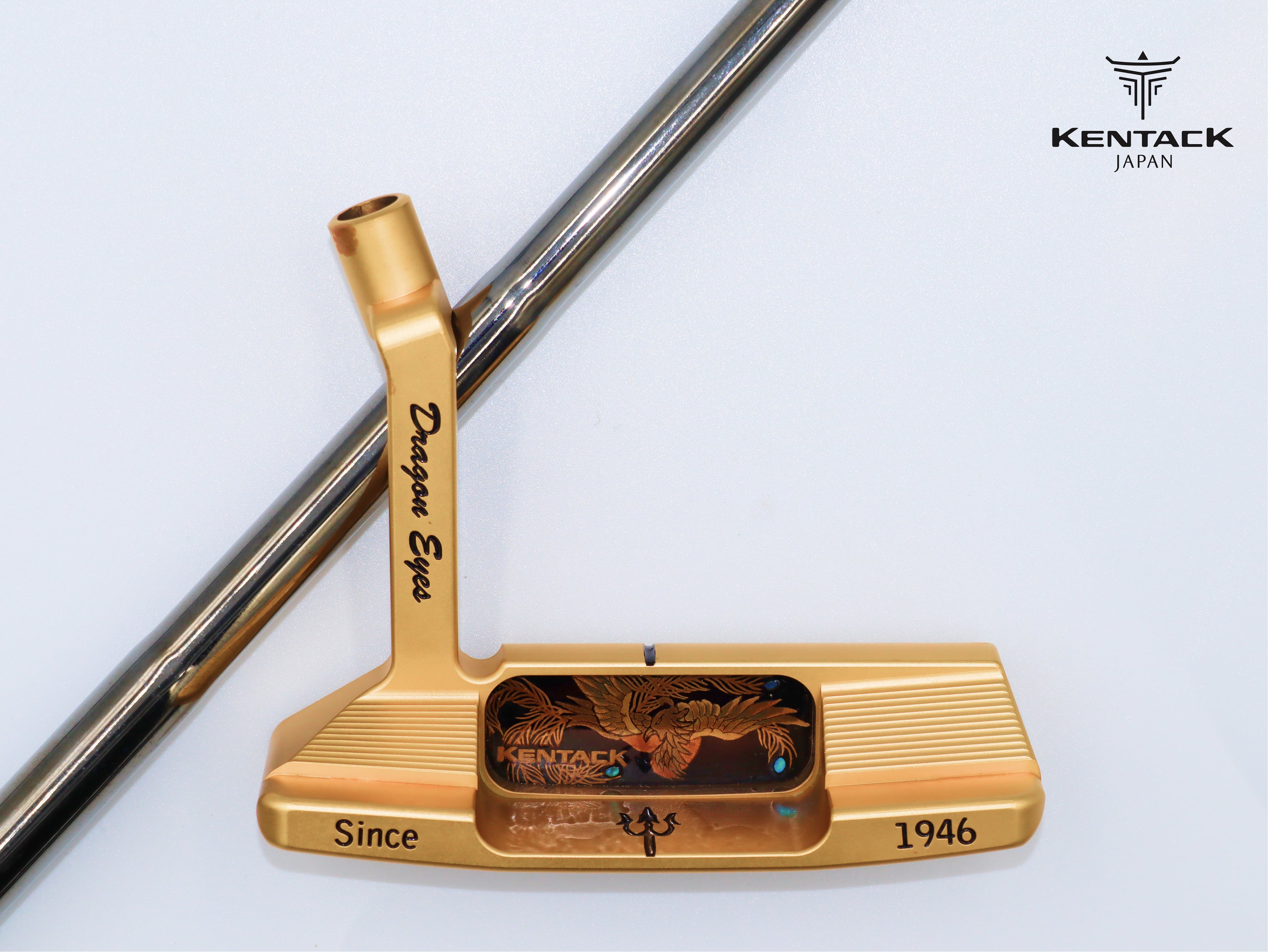 #151 Dragon Eyes 蒔絵24Kゴールドパター(龍)スチールシャフト