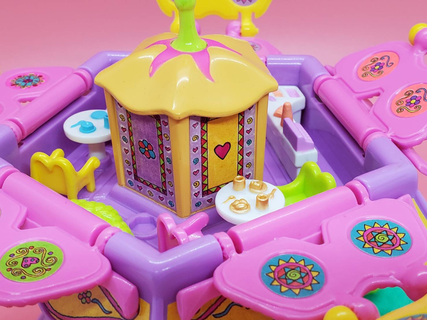 オープンカフェのメリーゴラウンド ほぼ完品 1996年 ゆうえんちの国シリーズ