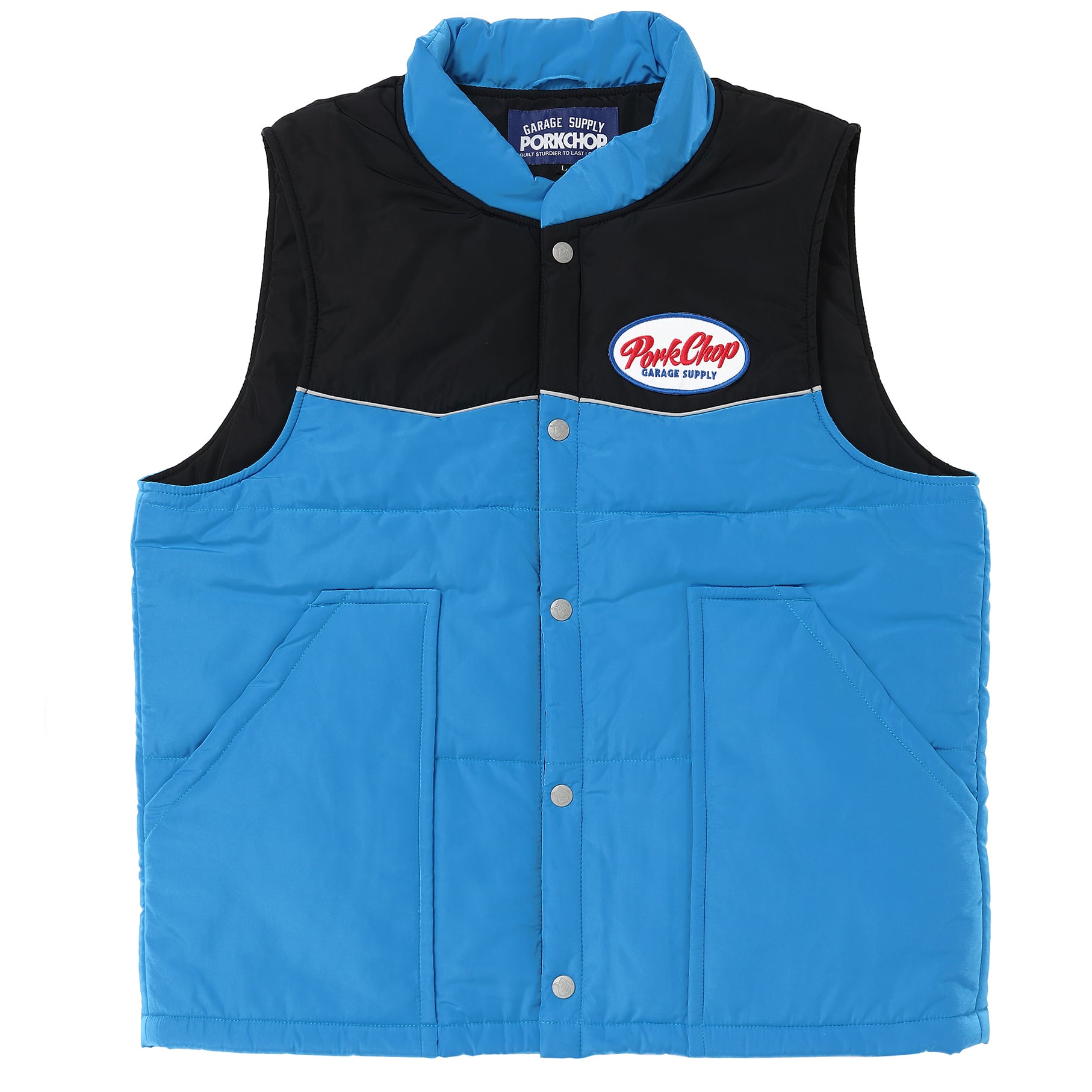 RACING VEST/BLU×BLK