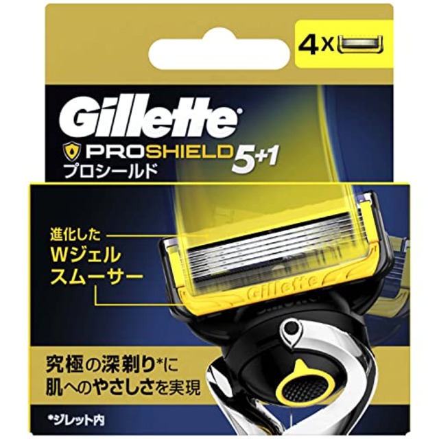 Gillette ジレット プロシールド 替刃4コ入
