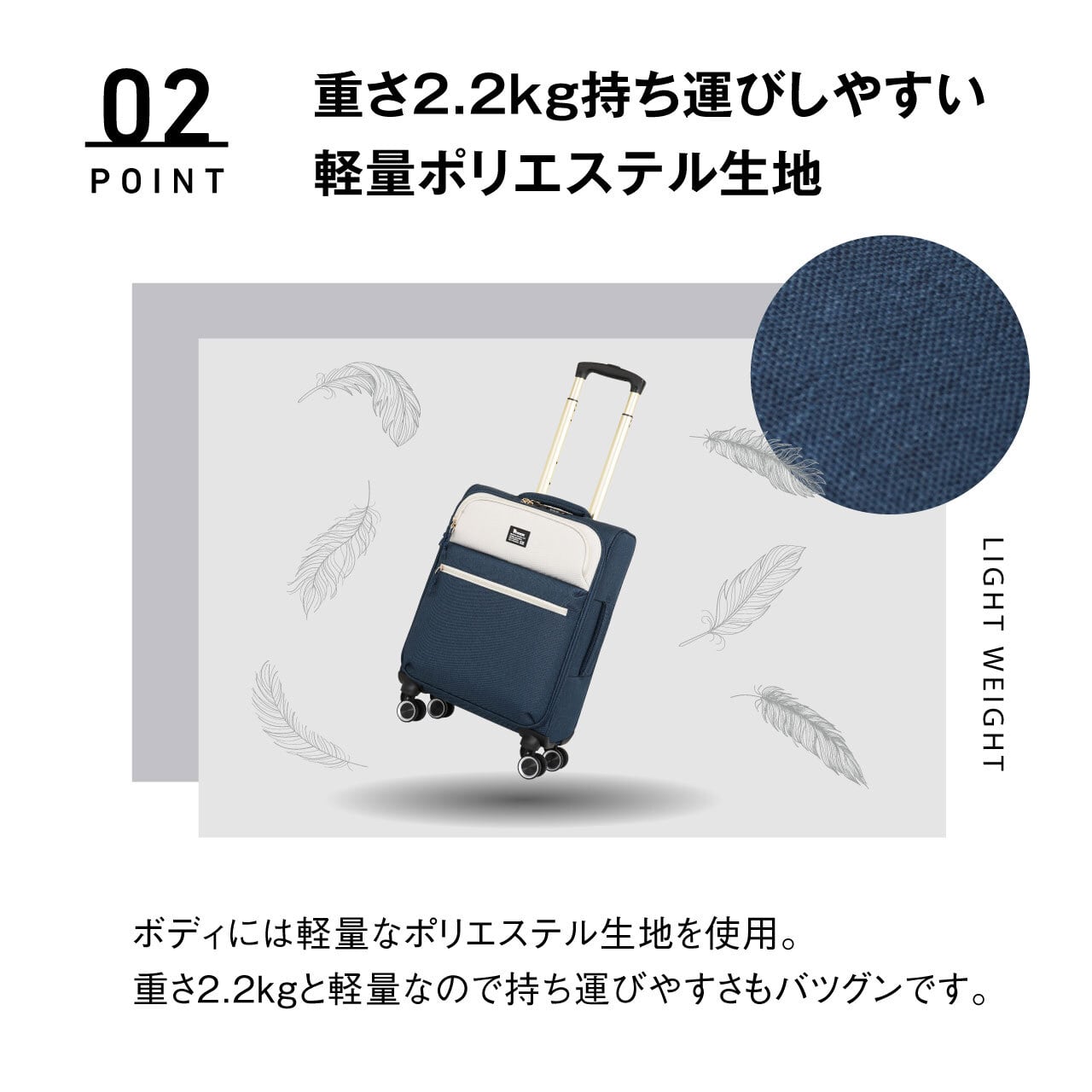 moz [20％OFFクーポン対象] モズ スーツケース 機内持ち込み Sサイズ
