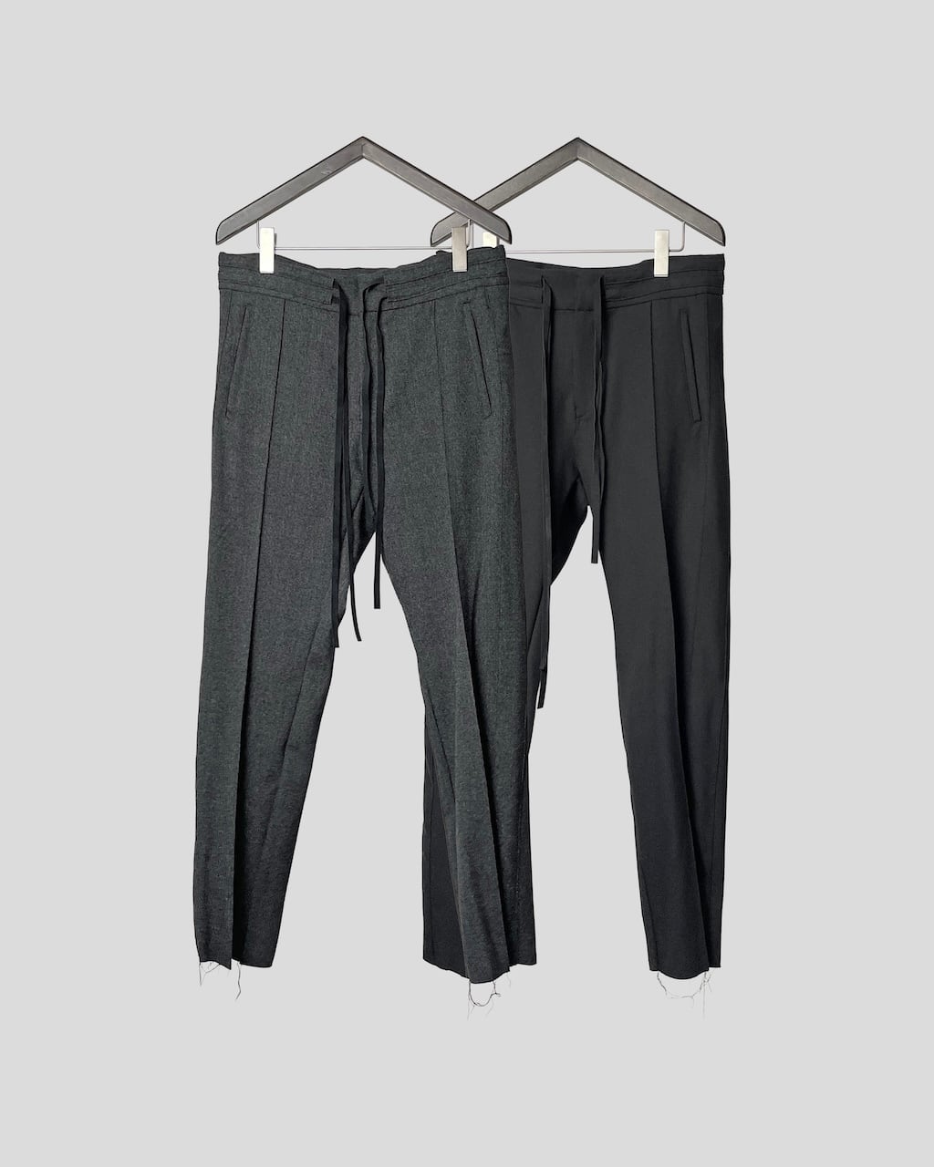 ASKYY パンツ RIBBON CORD SLACKS -AW- / BLK | ASKYY TOKYO FLAGSHIP