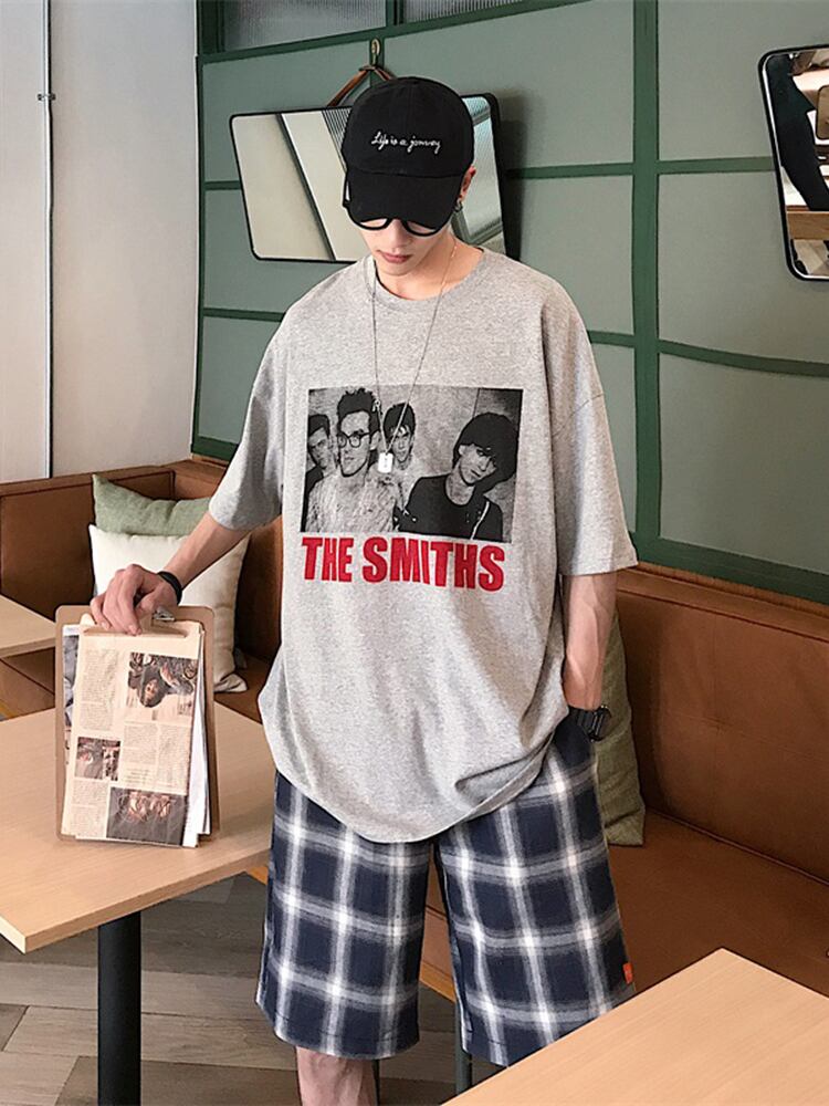 全2色 Tシャツ カットソー プリント カジュアル シンプル