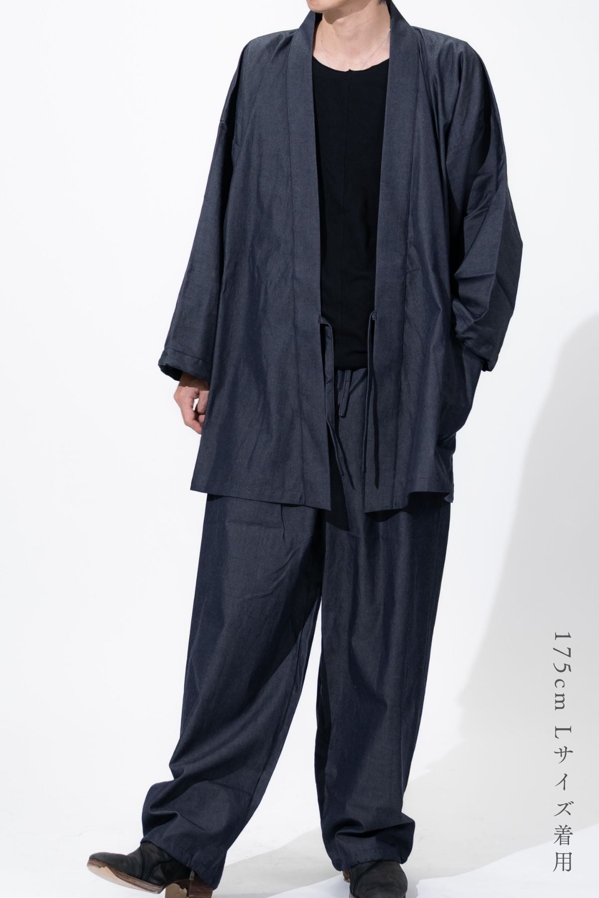 受注生産｜数量限定】清涼感を纏う「デニム作務衣-涼- / DENIM SAMUE