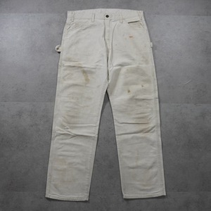 Dickies Distressed Painter Pants Natural White W34L31.5相当 古着
