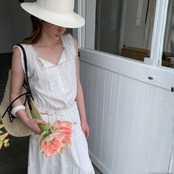 Flammé Pintuck Frill Blouse F0654