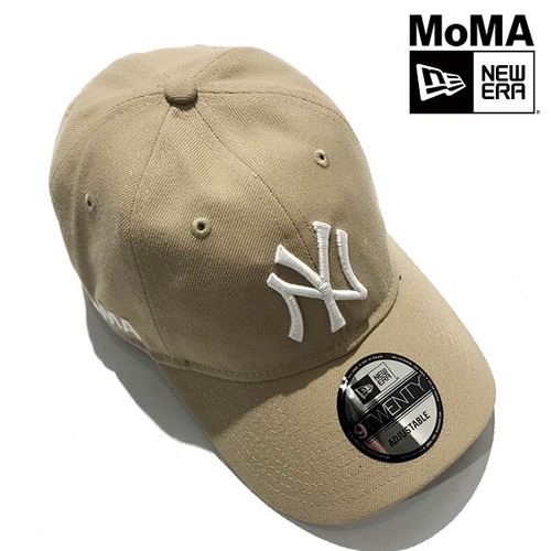 【ニューヨーク MoMA！】MoMA Design NY Yankees　ヤンキース ニューエラ MoMA限定キャップ Camel【moma001-camel】