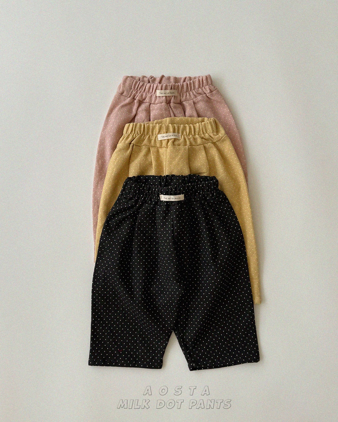 milk dot pants【aosta】※10月上旬〜中旬発送予定