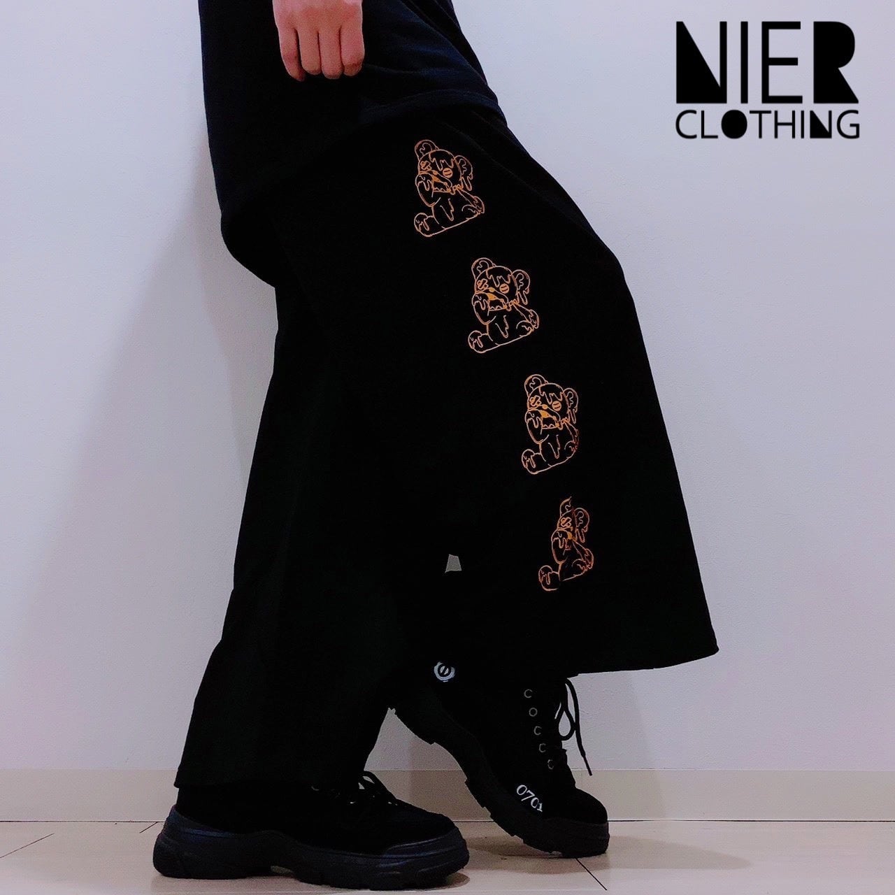 Meltyglow×NieR【SIDE Meltyワイドパンツ】 | NIER CLOTHING powered by BASE