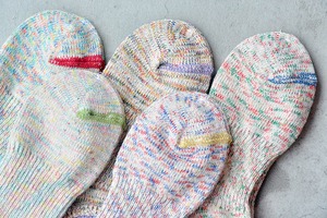 マウナケア Mauna Kea スラブネップ2段切替メンズスニーカーソックス(118185)全5色