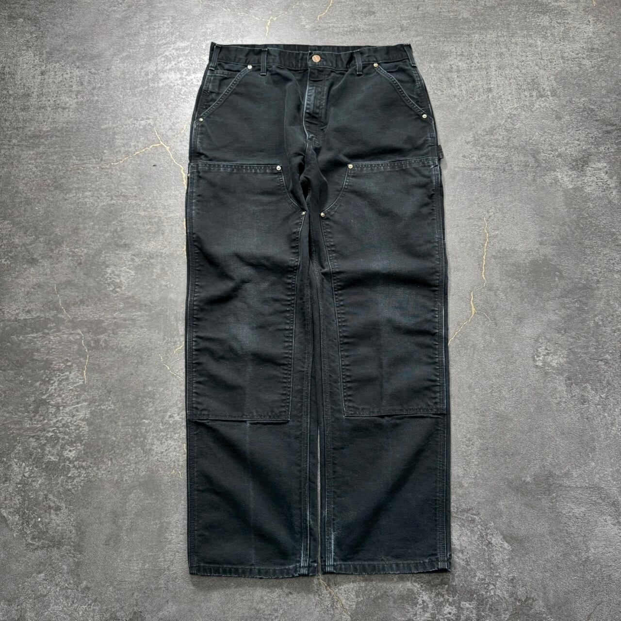 carhartt black denim cover all Yarn-dyed Msize カーハート 先染め